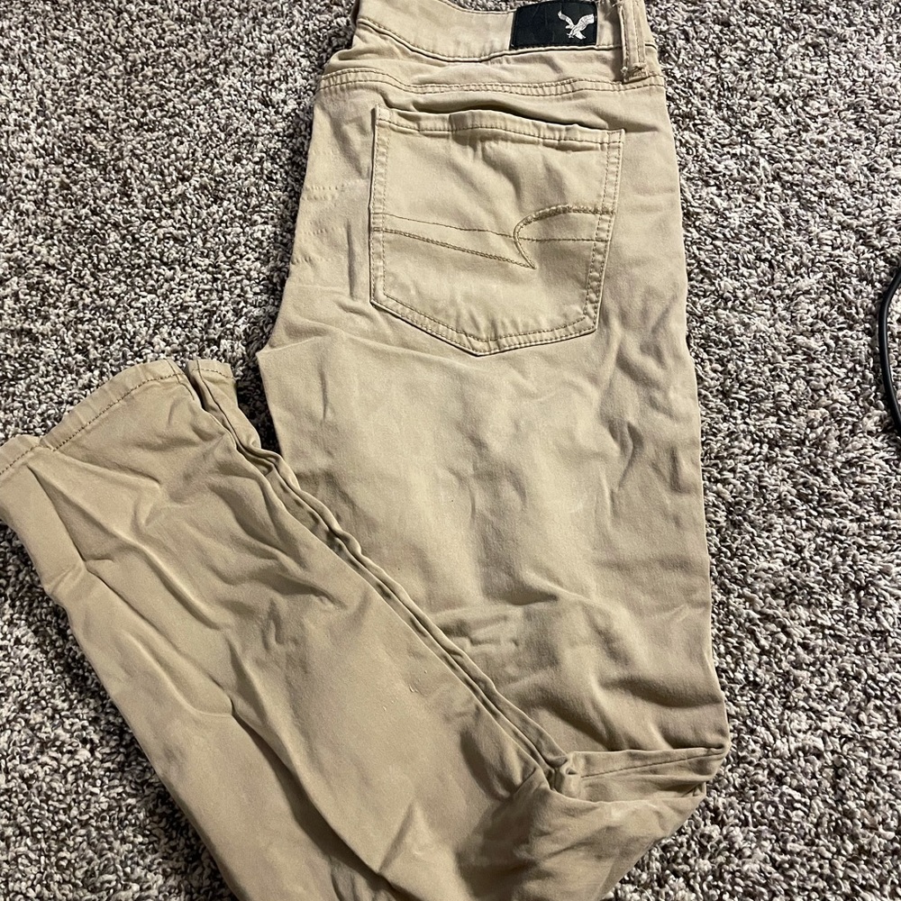 American Eagle Khaki Skinnies